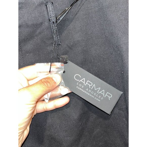 NWT Carmar Los Angeles Black High-Waisted Outdoor Wide-Leg Pants Women's Size 12 - Picture 7 of 12